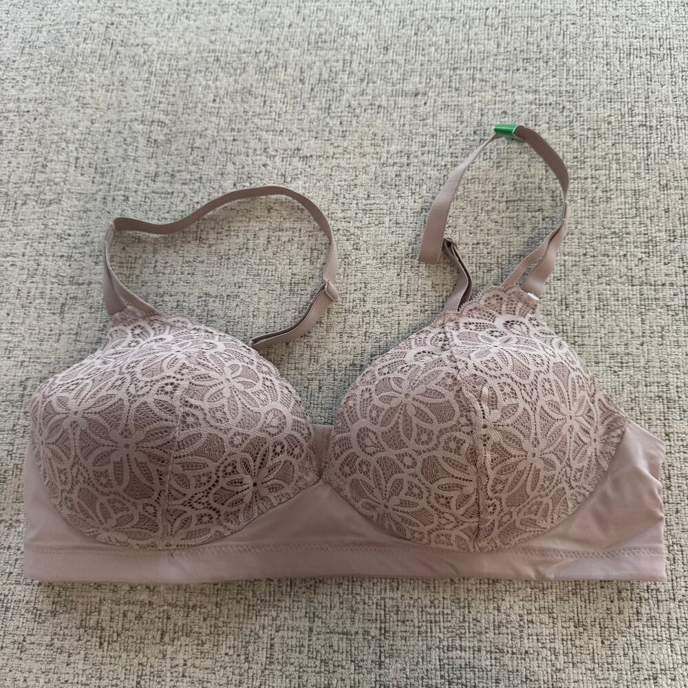 NEW Maidenform Soft Support Wireless Bralette Wirefree Bra Size Large